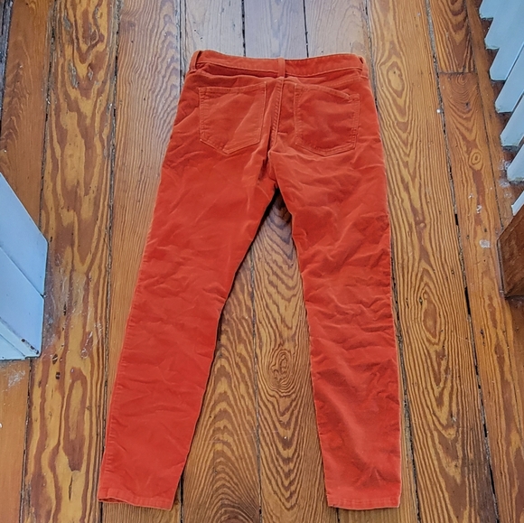 Orange Banana Republic skinny corduroy pants size 26 - Picture 2 of 5
